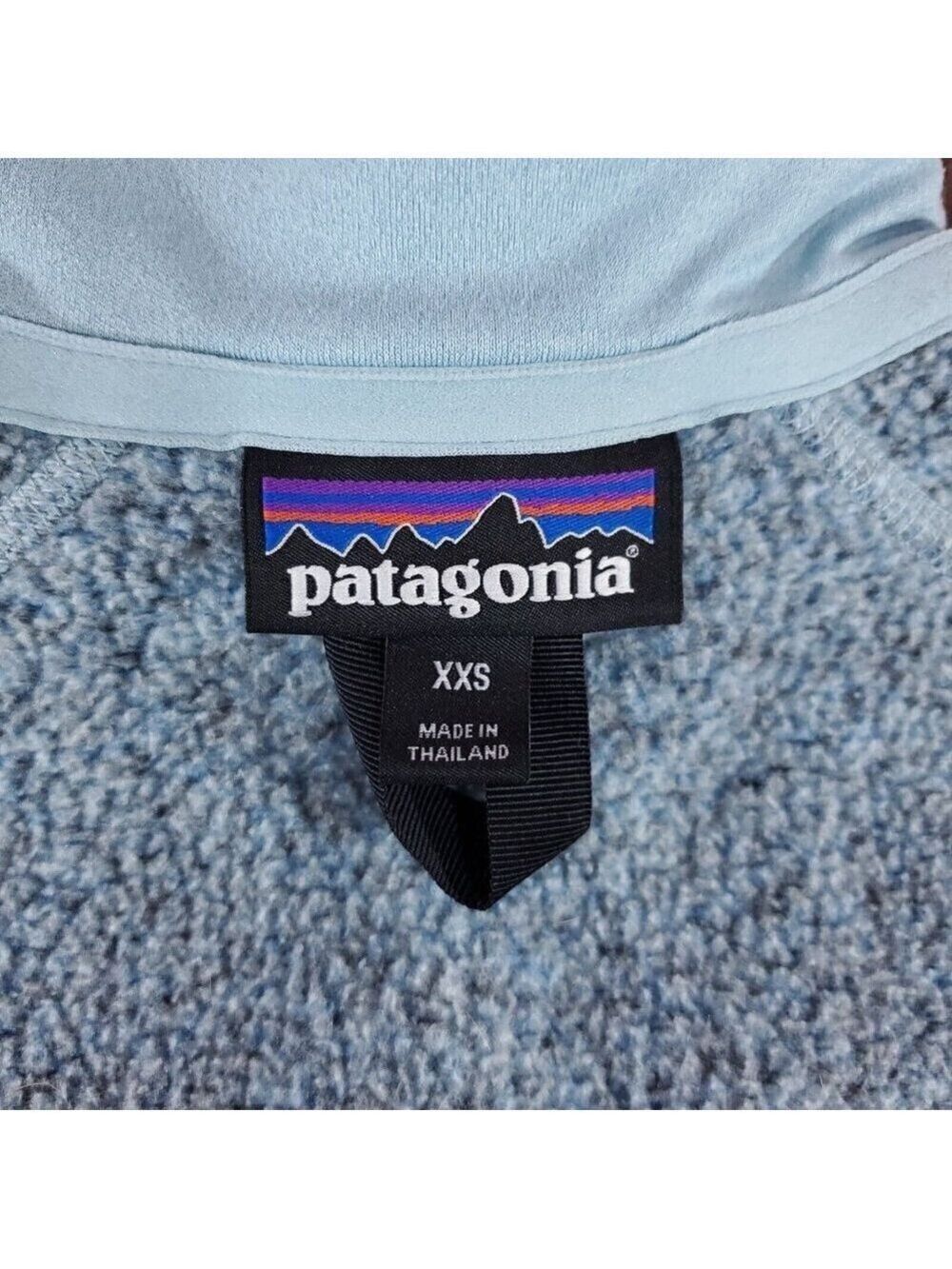 *READ* Patagonia Womens Size XXS Better Sweater 1/4 Zip Pullover Blue 25617 - Picture 11 of 15